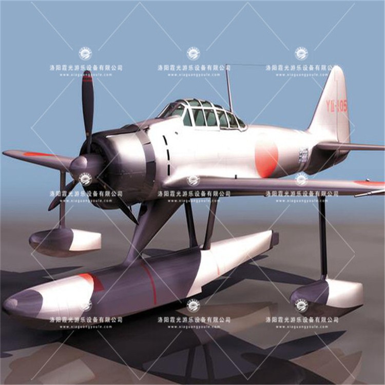 长坡镇3D模型飞机气模